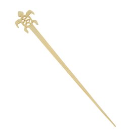 Turtle Bamboo Drink Stirrer 12cm (50 Units) 