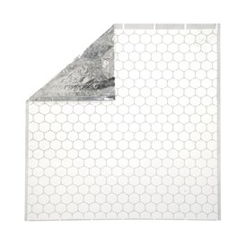 Silver Greaseproof Aluminum Foil 35*35cm (25 Units)
