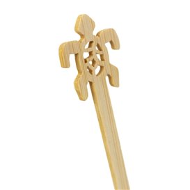 Turtle Bamboo Drink Stirrer 12cm (50 Units) 