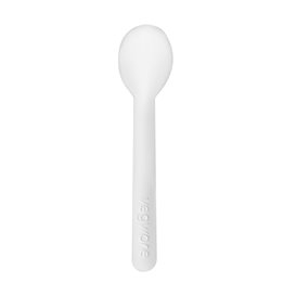 Rigid Cardboard Teaspoon White 13cm (1.000 Units)