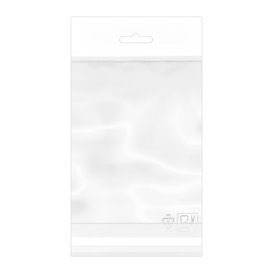 Plastic Bag Adhesive Flap Euroslot 12x18cm G-160 (100 Units)