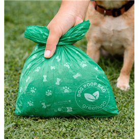 Bag for Dog Waste 100% Biodegradable 18x26cm (5.000 Units)