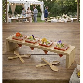 Bamboo Tray 6x5x1,5cm (10 Units) 